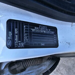 Car Wreckers - Ford Kuga 2016 White Auto Petrol - Car Parts, Used Auto Parts,