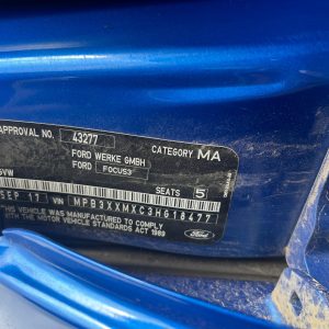 Car Wreckers - Ford Focus 2017 Blue Auto Petrol