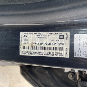 Car Wreckers - Holden Trax 2017 Grey Auto Petrol