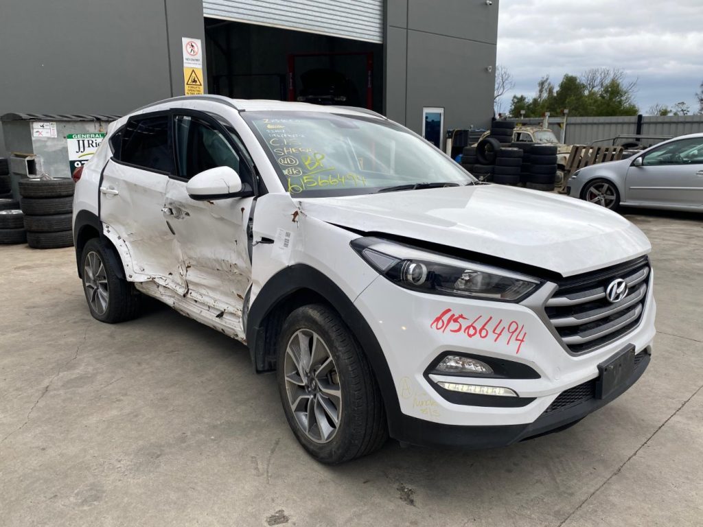 Car Wreckers - Hyundai Tucson 2017 White Auto Petrol