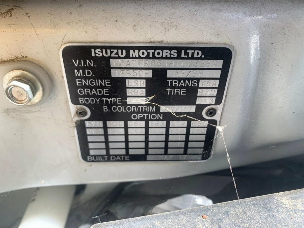 Car Wreckers - Isuzu D-Max 2017