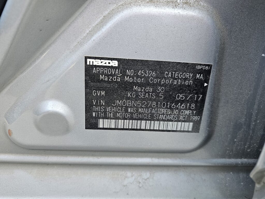 Car Wrecker - 2017 Mazda Mazda3