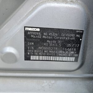 Car Wrecker - 2017 Mazda Mazda3