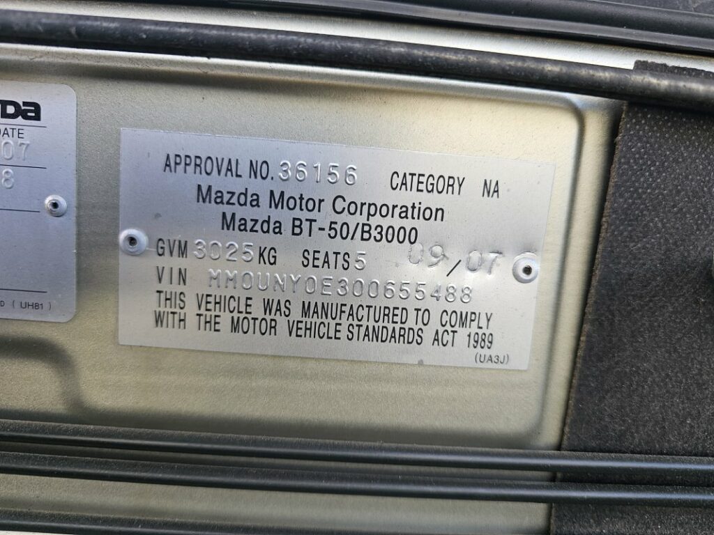 Car Wreckers - Mazda BT-50 2007