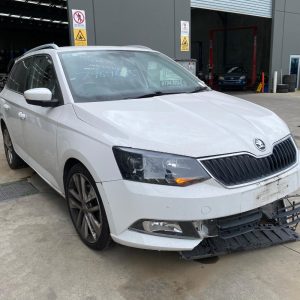 Car Wreckers - Skoda Fabia 2017 White Auto Petrol