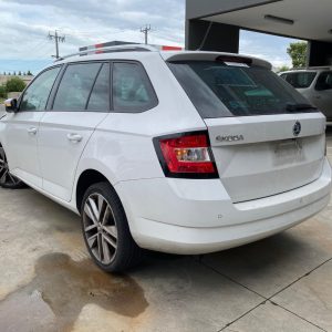 Car Wreckers - Skoda Fabia 2017 White Auto Petrol