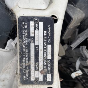 Isuzu D-Max 2018 TFS85J II CRDi 3.0L 4JJ1-TC Euro 4 DOHC 16v Turbo Diesel Direct Inj. 4cyl 130kW Utility AWD