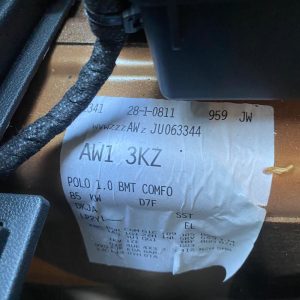 Car Wreckers - Volkswagen Polo 2018 Orange Auto Petrol