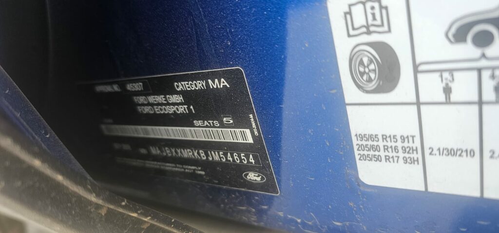 Car Wreckers - Ford Ecosport 2018