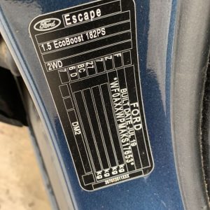 Car Wreckers - Ford Escape 2019 ZG 1.5L