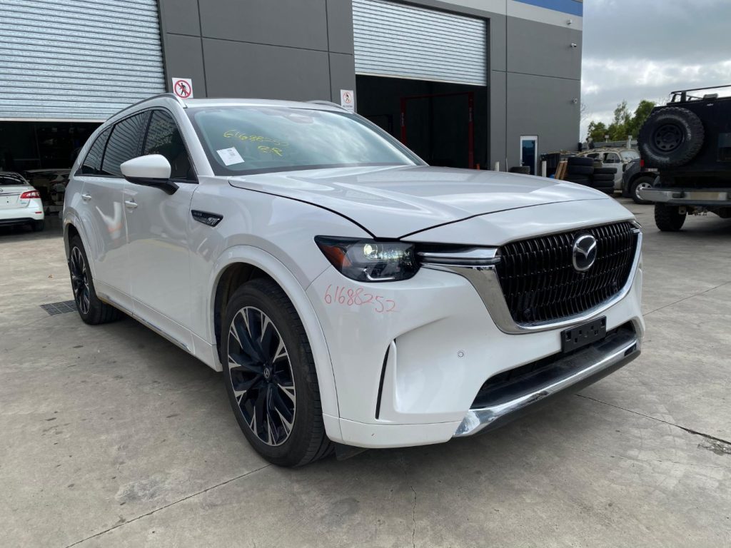 Car Wreckers - Mazda CX-90 2023 White Auto Petrol