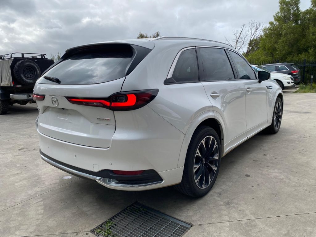 Car Wreckers - Mazda CX-90 2023 White Auto Petrol
