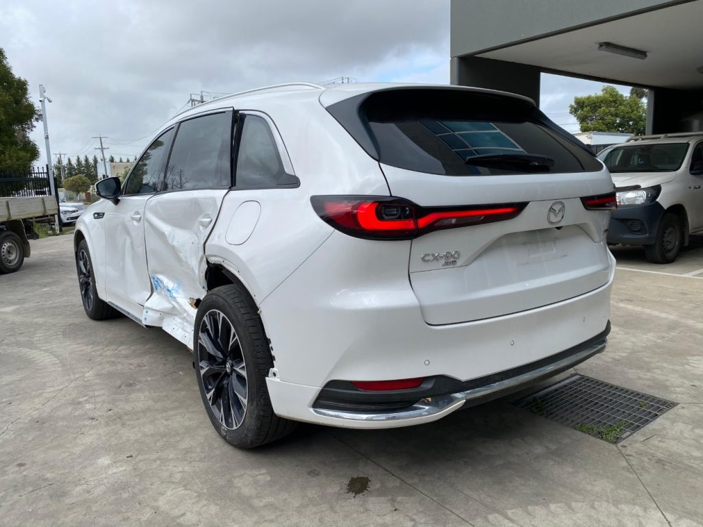 Car Wreckers - Mazda CX-90 2023 White Auto Petrol