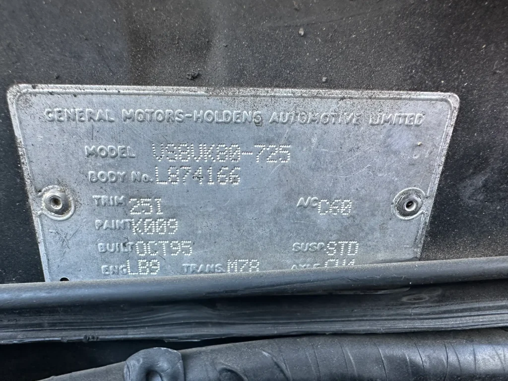 Holden Commodore 1995 Black Auto Petrol