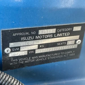 Holden Rodeo 1998 Blue Auto Petrol