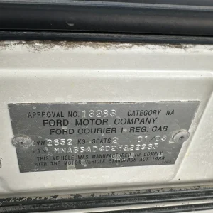 Ford Courier 2003 White Manual Diesel