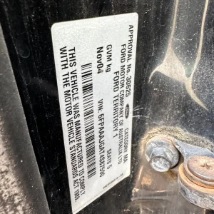 Ford Territory 2004 Black Petrol