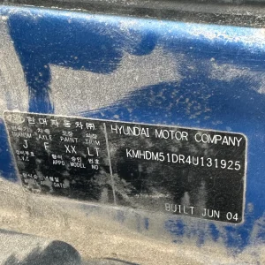 Hyundai Elantra 2004 Blue Manual Petrol