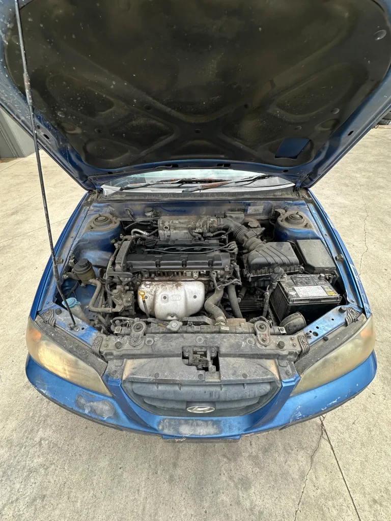 Hyundai Elantra 2004 Blue Manual Petrol