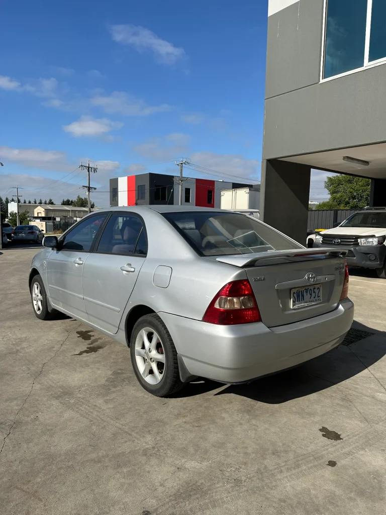 Toyota Corolla 2004 Silver Manual Petrol