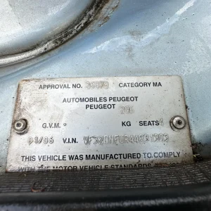 Peugeot 206cc 2005 Blue Auto Petrol