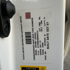 Toyota Camry 2007 White Auto Petrol