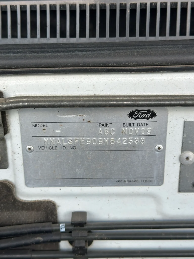 Ford Ranger 2009 White Manual Diesel