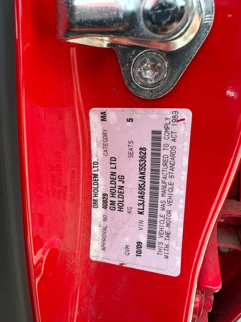 Holden Cruze 2009 Red Auto Petrol