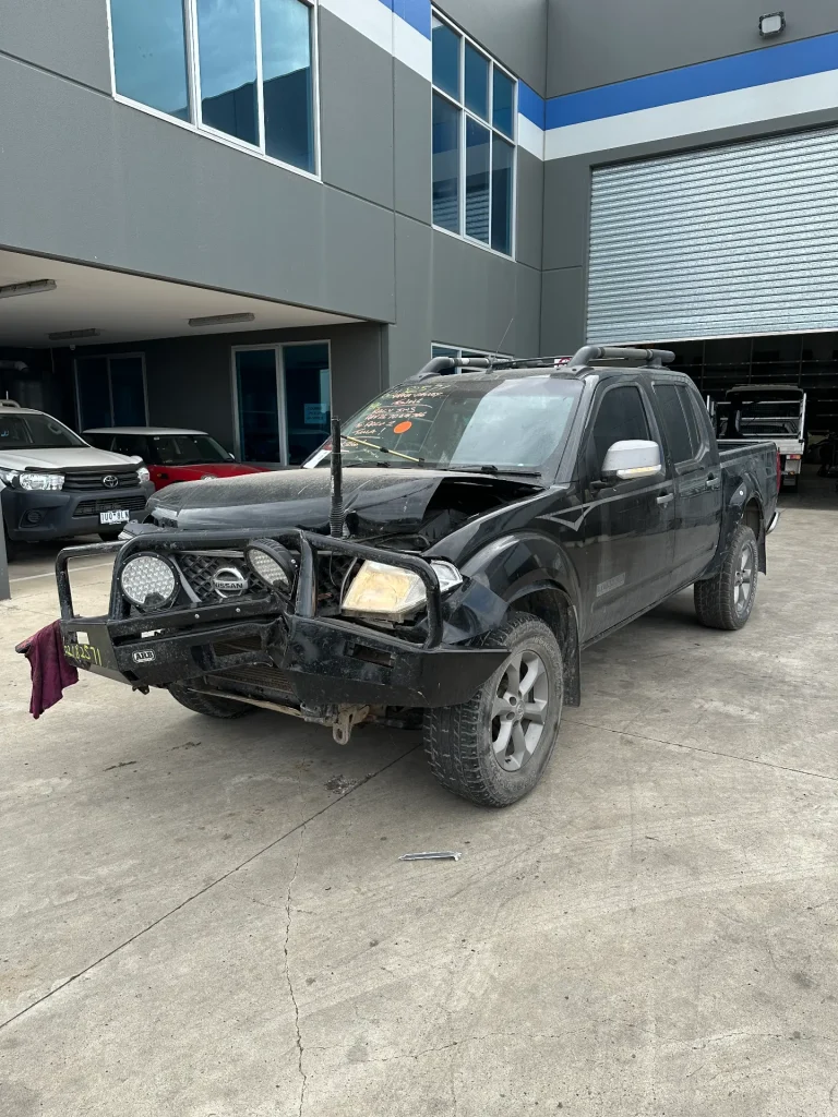 Nissan Navara 2009 Black Man Diesel