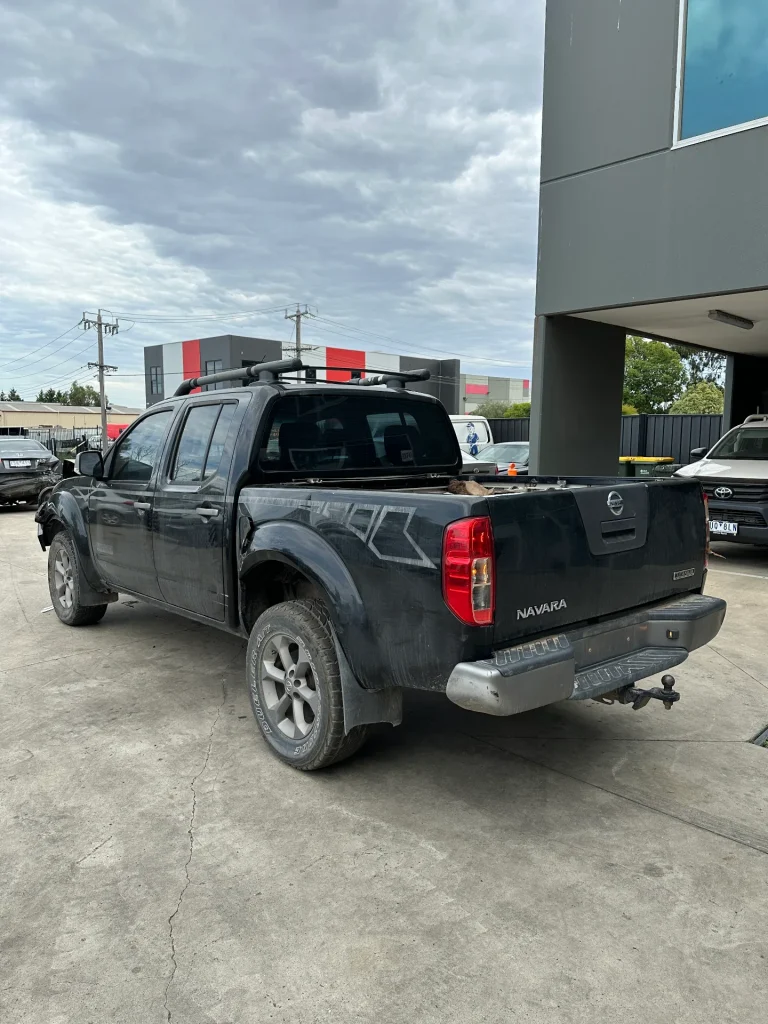 Nissan Navara 2009 Black Man Diesel