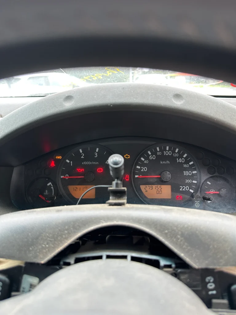 Nissan Navara 2009 Black Man Diesel