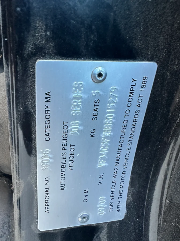 Peugeot 308 2009 Black Manual Petrol