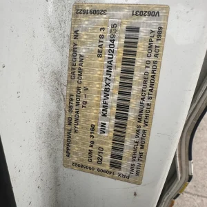 Hyundai iLoad 2010 White Auto Diesel