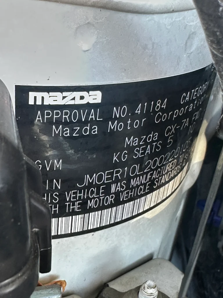 Mazda CX7 2010 White Auto Petrol