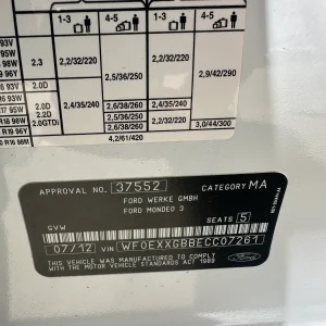 Ford Mondeo 2012 White Auto Diesel