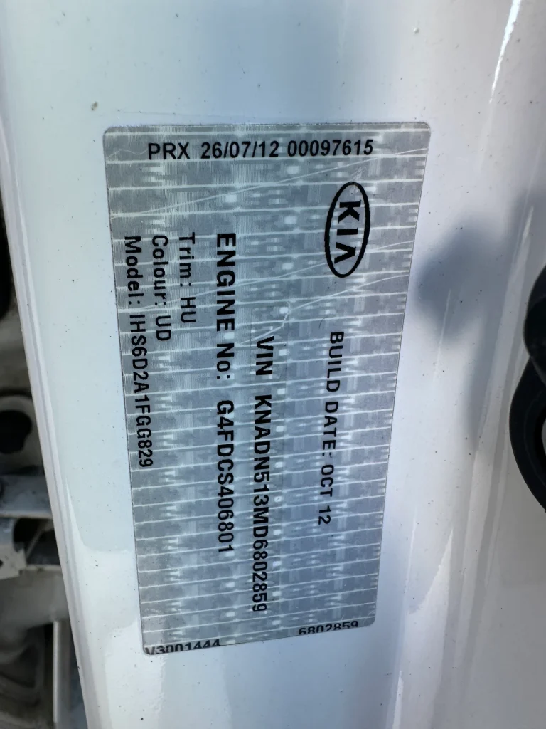 Kia Rio 2012 White Auto Petrol