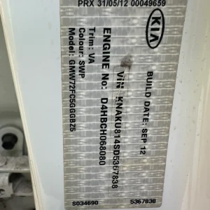 Kia Sorento 2012 White Auto Diesel