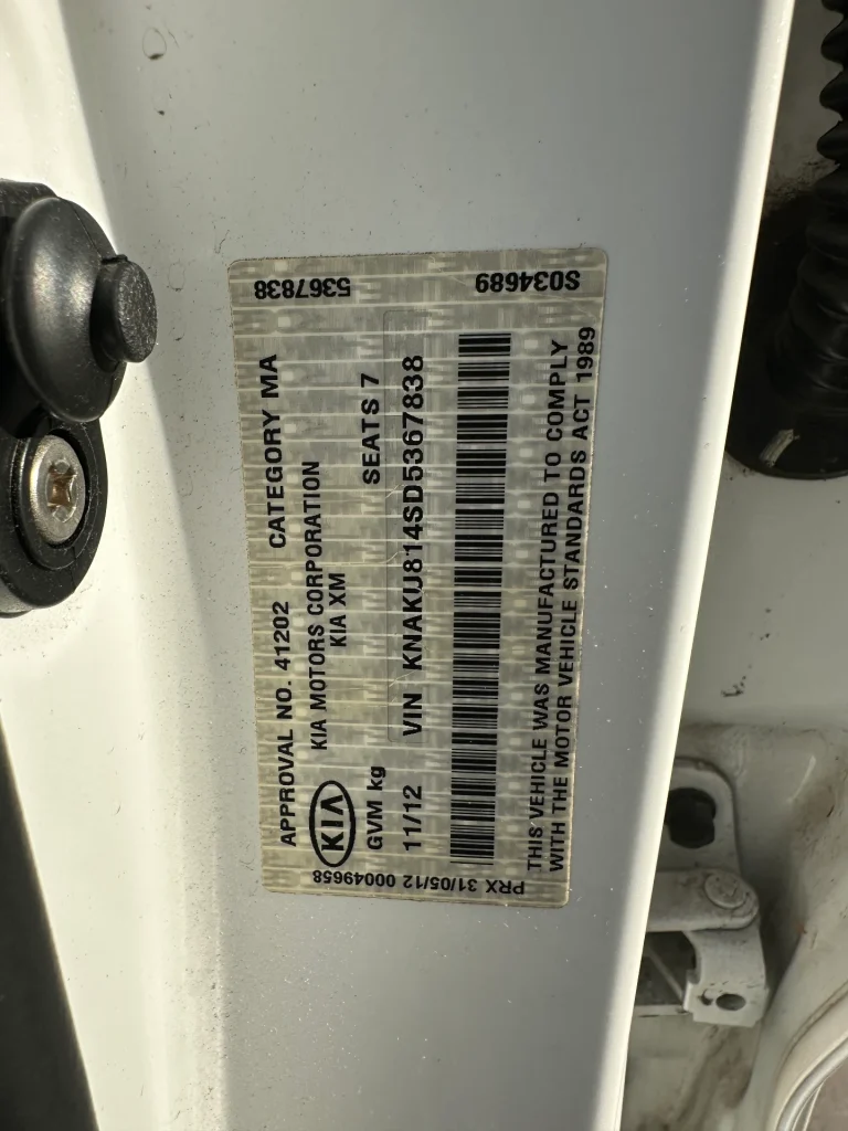 Kia Sorento 2012 White Auto Diesel