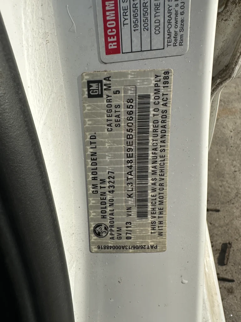 Holden Barina 2013 White Auto Petrol