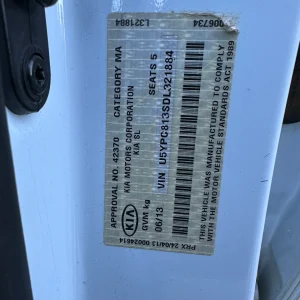 Kia Sportage 2013 White Auto Diesel