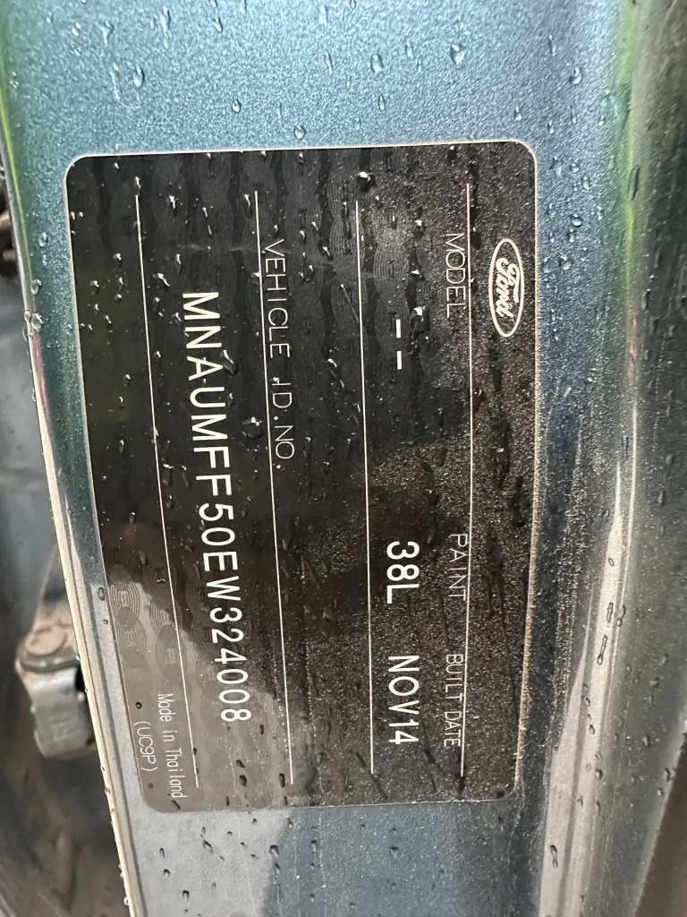 Ford Ranger 2014 Blue Auto Diesel