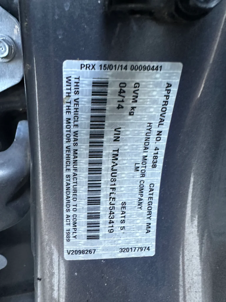 Hyundai IX35 2014 Grey Manual Petrol