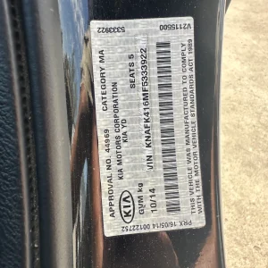 Kia Cerato 2014 Black Auto Petrol