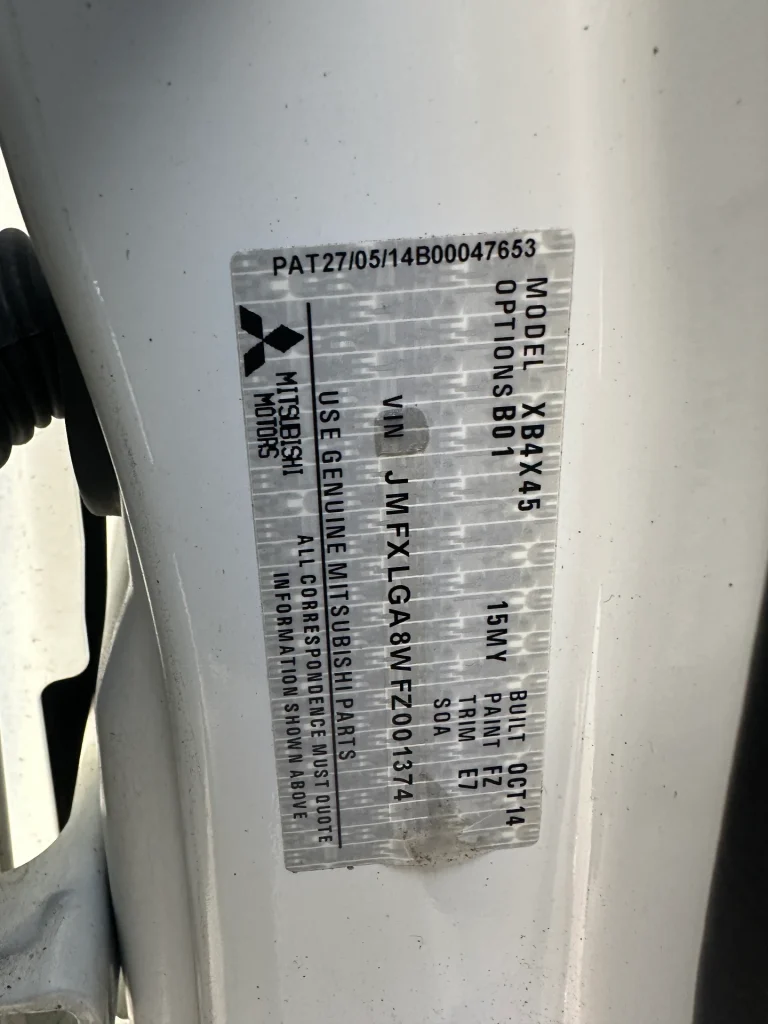 Mitsubishi ASX 2014 White Auto Diesel