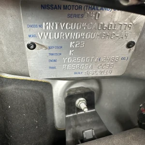 Nissan Navara 2014 Silver Auto Diesel