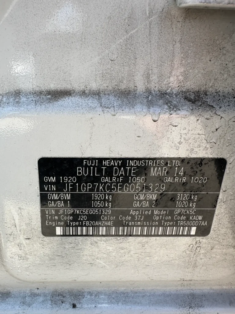 Subaru Impreza 2026 White Auto Petrol