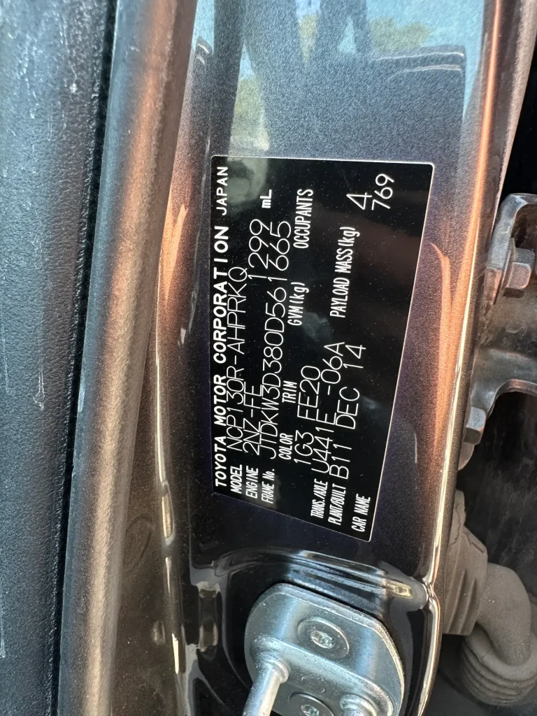 Toyota Yaris 2014 Grey Auto Petrol