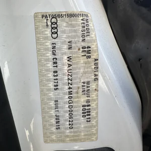 Audi Q7 2015 White Auto Diesel