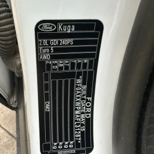 Ford Kuga 2015 White Auto Petrol