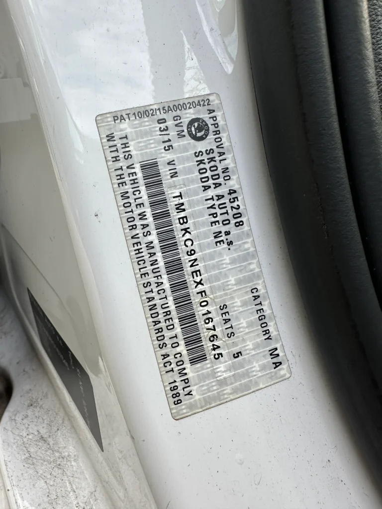 Skoda Octavia 2015 White Auto Petrol